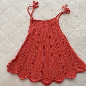 Altar'd State Coral Knit Top